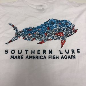SL Make America Fisht Again Preppy Short Sleeve Wh